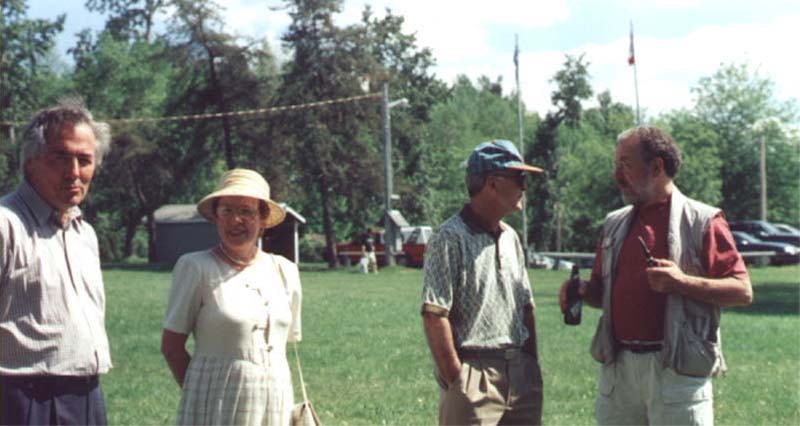 Gilles Lessard, l'�pouse de Claude Lef�bvre, Claude Lef�bvre et Ren� Pelletier